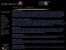 Tablet Screenshot of dark-skies.com